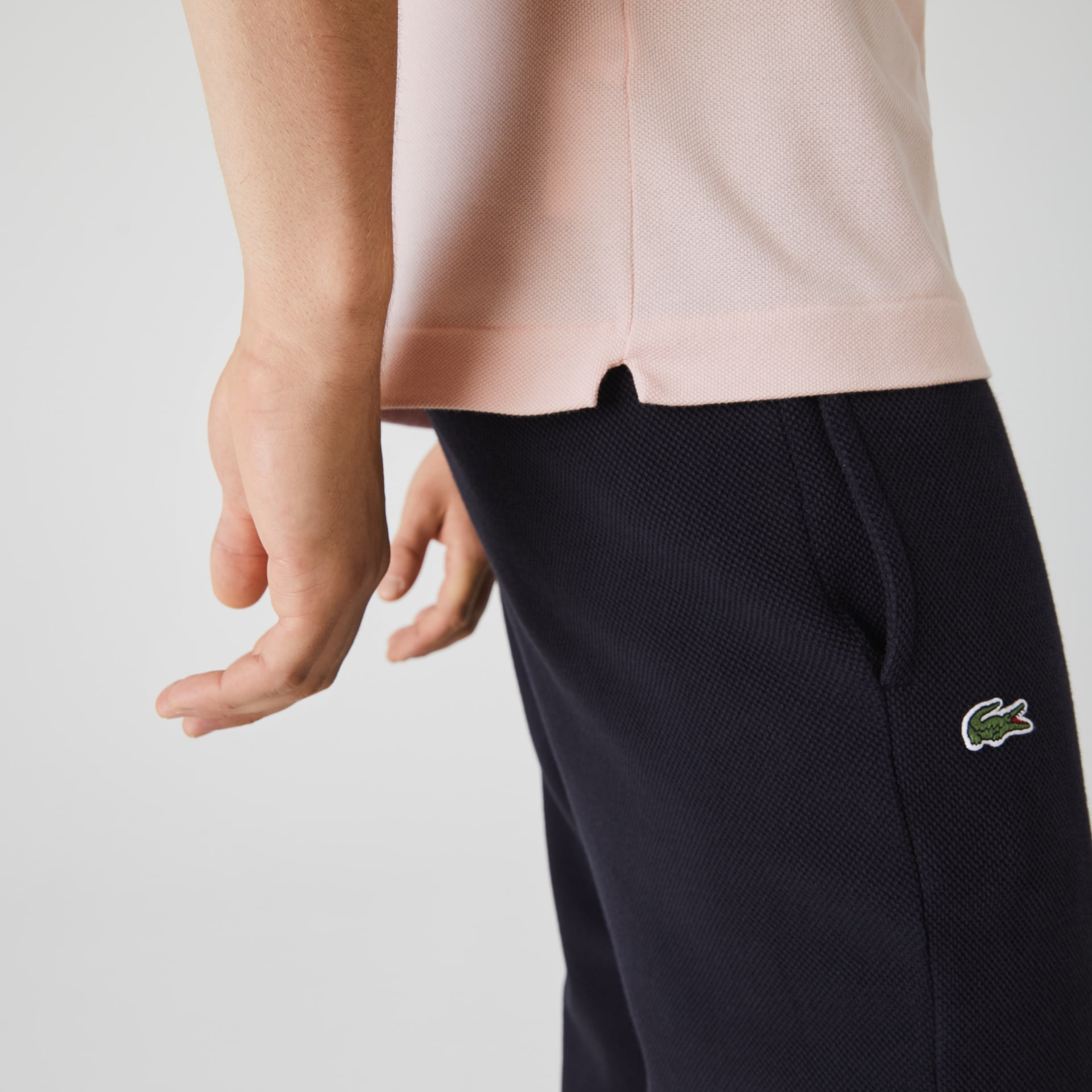 Camisas Lacoste Masculino Luz Rosa Classic Fit L.12.12 Polo TU1-50495E9