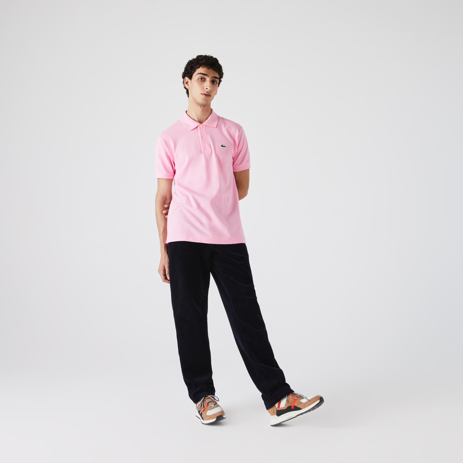 Camisas Lacoste Masculino Rosa Classic Fit L.12.12 Polo FZ2-49324R2