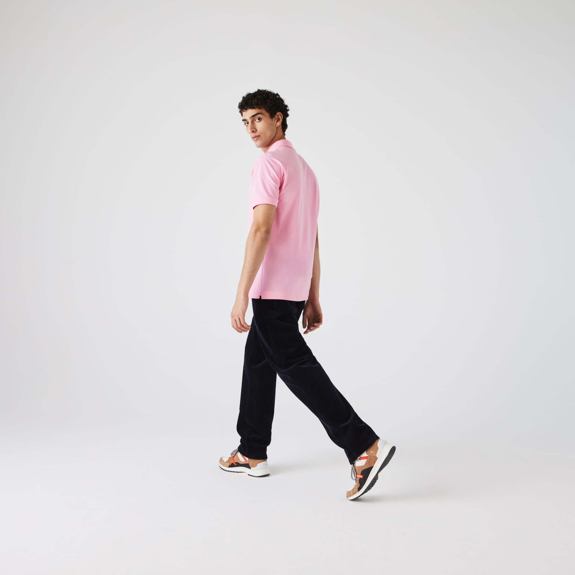 Camisas Lacoste Masculino Rosa Classic Fit L.12.12 Polo FZ2-49324R2
