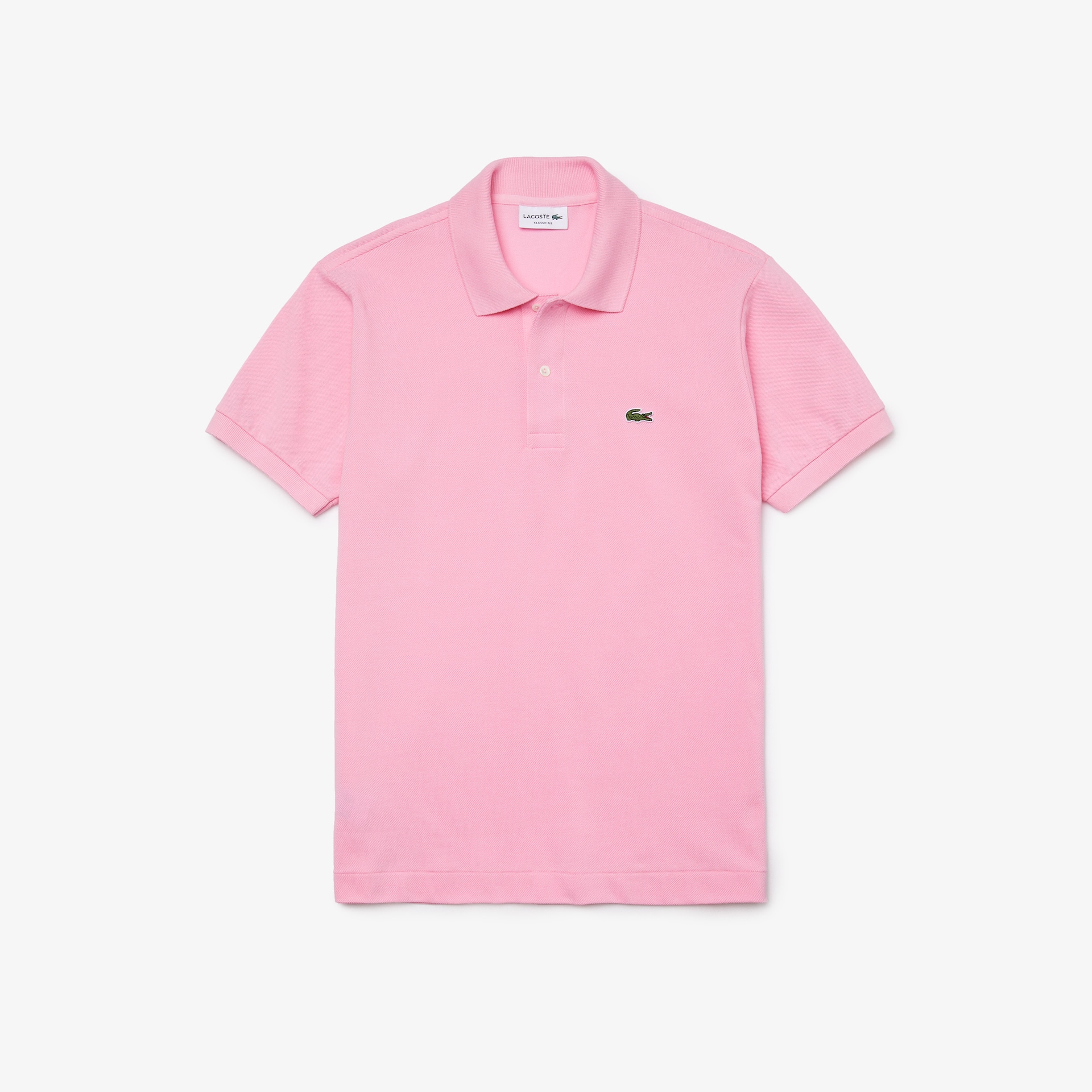 Camisas Lacoste Masculino Rosa Classic Fit L.12.12 Polo FZ2-49324R2