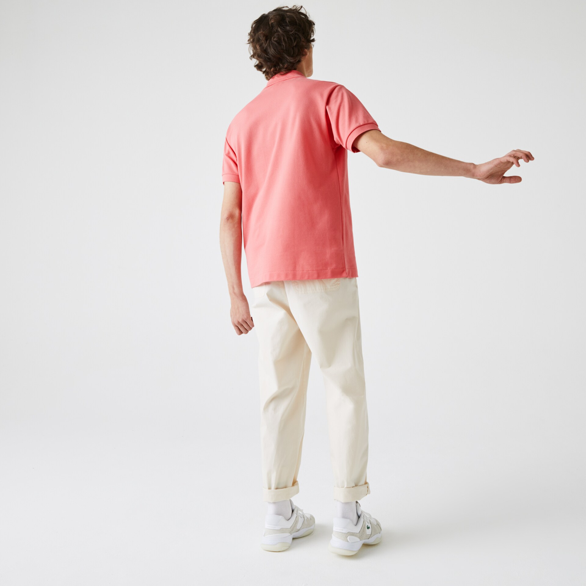 Camisas Lacoste Masculino Rosa Classic Fit L.12.12 Polo DO0-36783V1