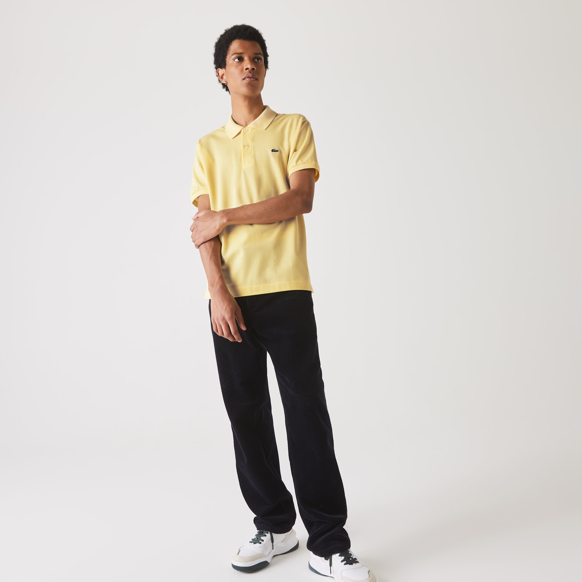 Camisas Lacoste Masculino Amarelas Classic Fit L.12.12 Polo DW8-56075D6