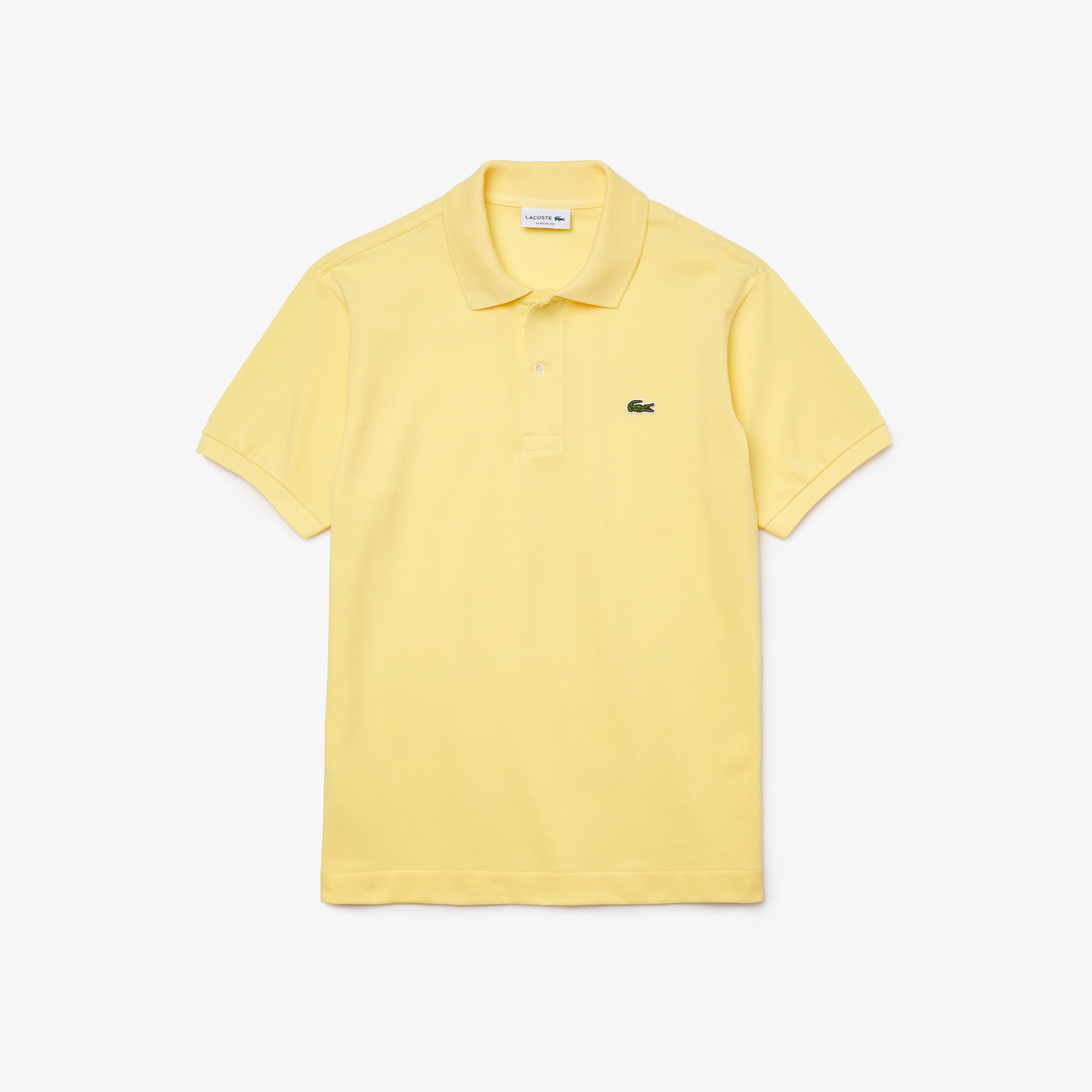 Camisas Lacoste Masculino Amarelas Classic Fit L.12.12 Polo DW8-56075D6