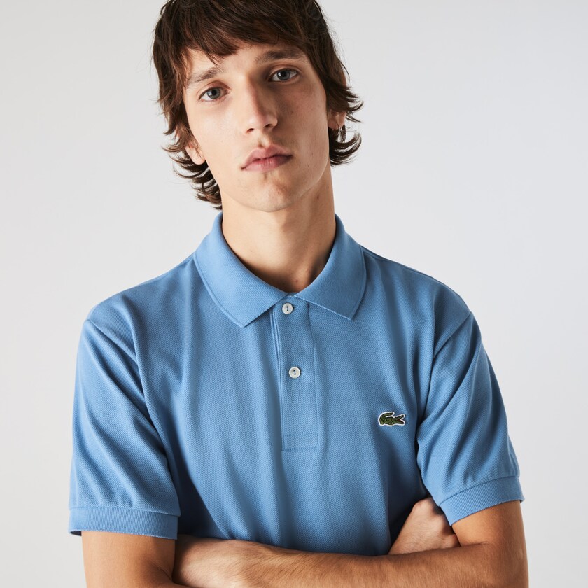 Camisas Lacoste Masculino Azuis Classic Fit L.12.12 Polo WB5-83378U5