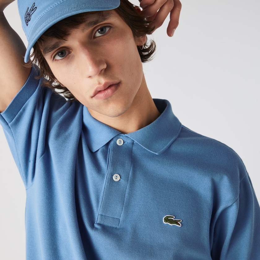 Camisas Lacoste Masculino Azuis Classic Fit L.12.12 Polo WB5-83378U5