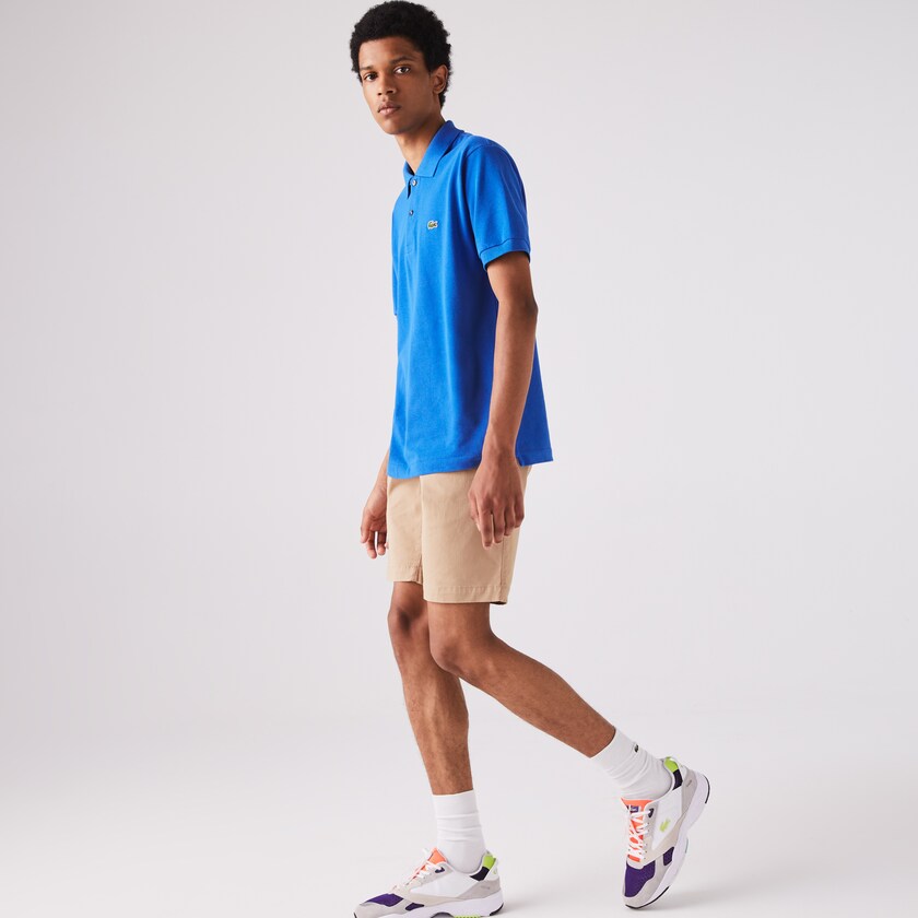 Camisas Lacoste Masculino Azuis Classic Fit L.12.12 Polo RN8-12701P2
