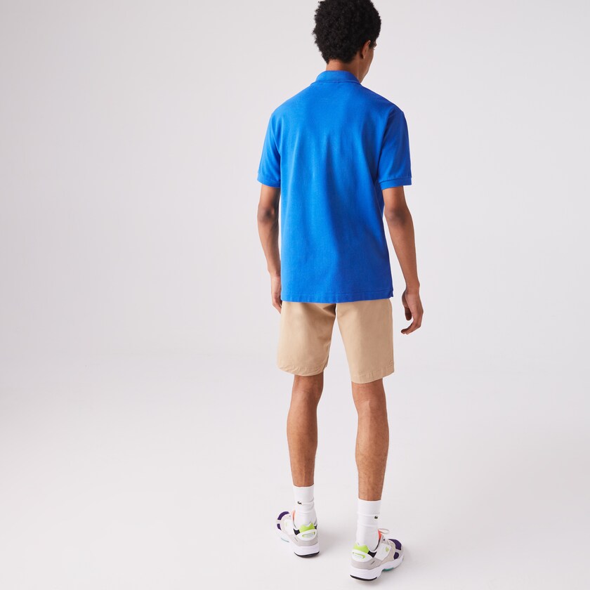 Camisas Lacoste Masculino Azuis Classic Fit L.12.12 Polo RN8-12701P2