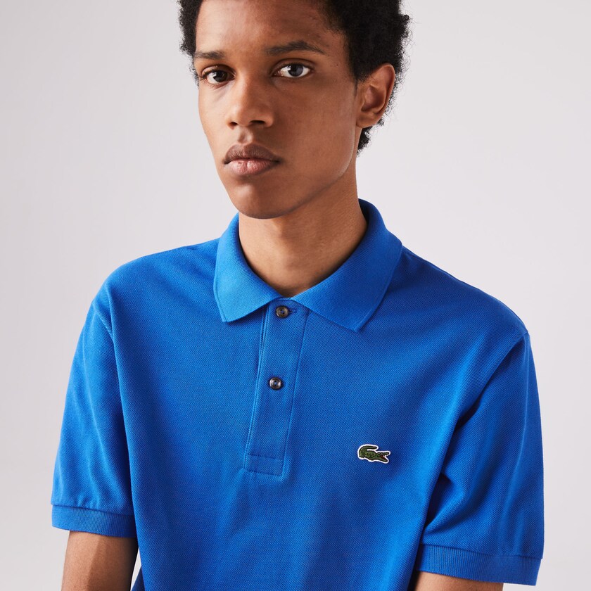 Camisas Lacoste Masculino Azuis Classic Fit L.12.12 Polo RN8-12701P2