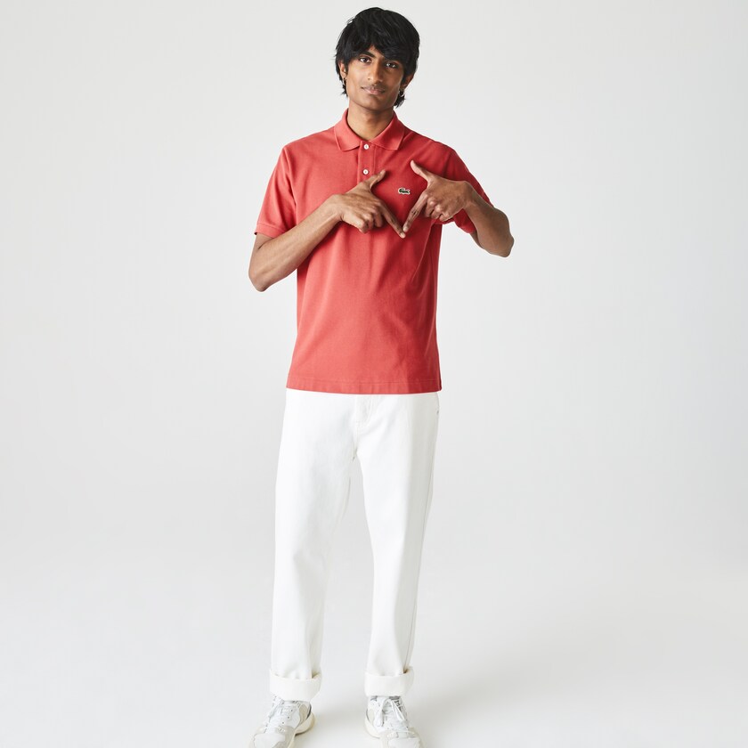 Camisas Lacoste Masculino Vermelhas Classic Fit L.12.12 Polo XC4-05150Y0