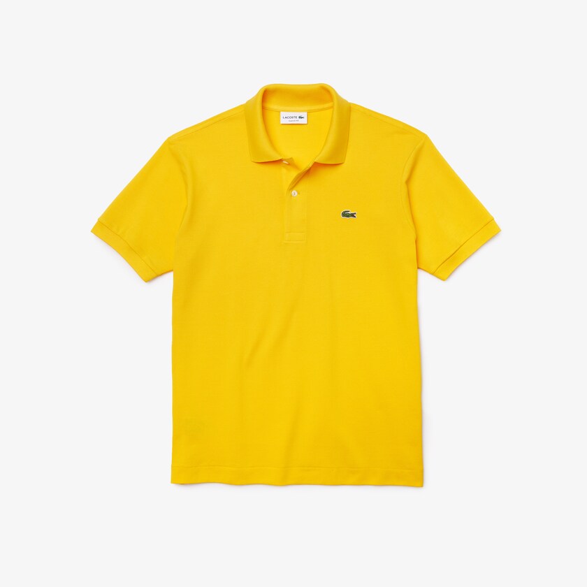 Camisas Lacoste Masculino Amarelas Classic Fit L.12.12 Polo CU4-74427B8