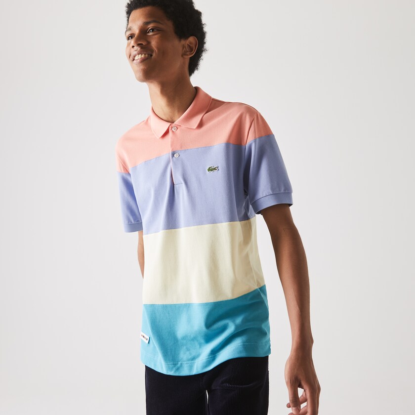 Camisas Lacoste Masculino Turquesa Amarelas Roxo Rosa Fresh And Light Cotton Piqué Classic Fit Polo FW6-35723X3