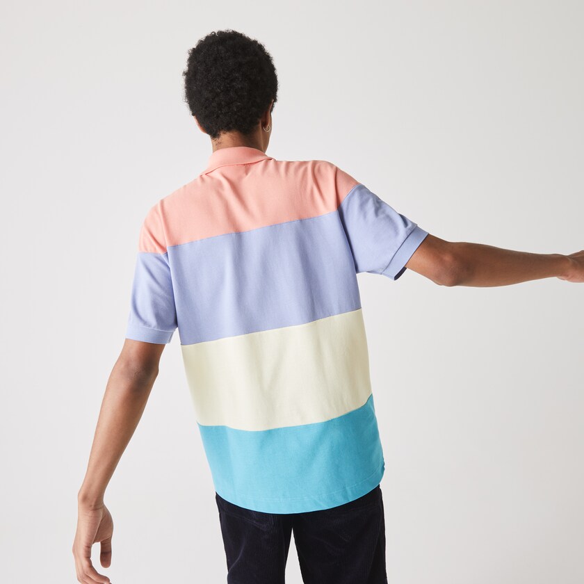Camisas Lacoste Masculino Turquesa Amarelas Roxo Rosa Fresh And Light Cotton Piqué Classic Fit Polo FW6-35723X3