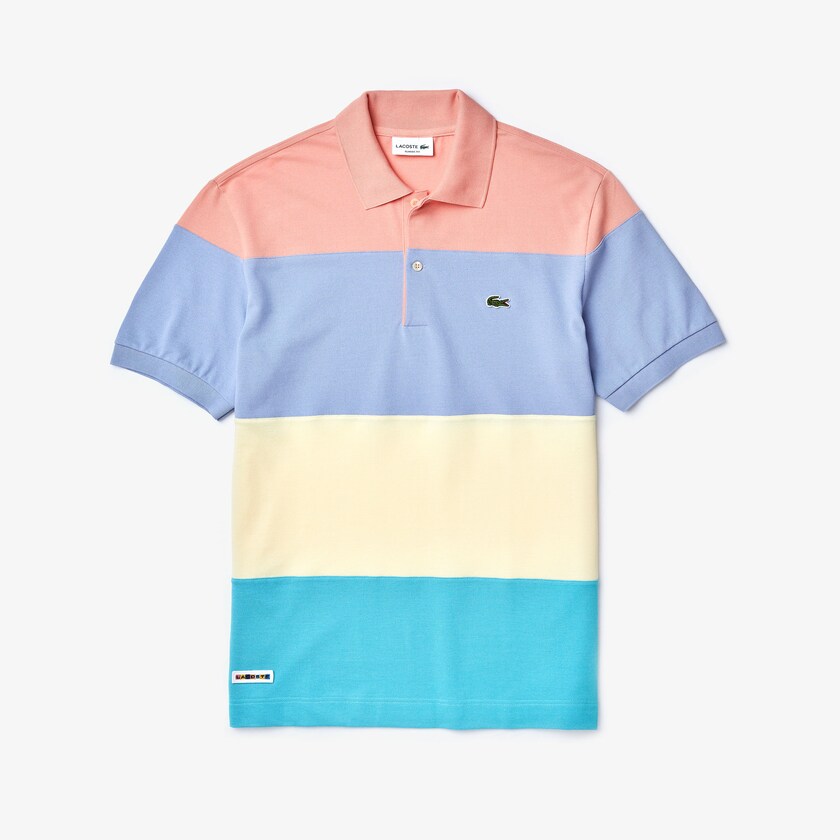 Camisas Lacoste Masculino Turquesa Amarelas Roxo Rosa Fresh And Light Cotton Piqué Classic Fit Polo FW6-35723X3