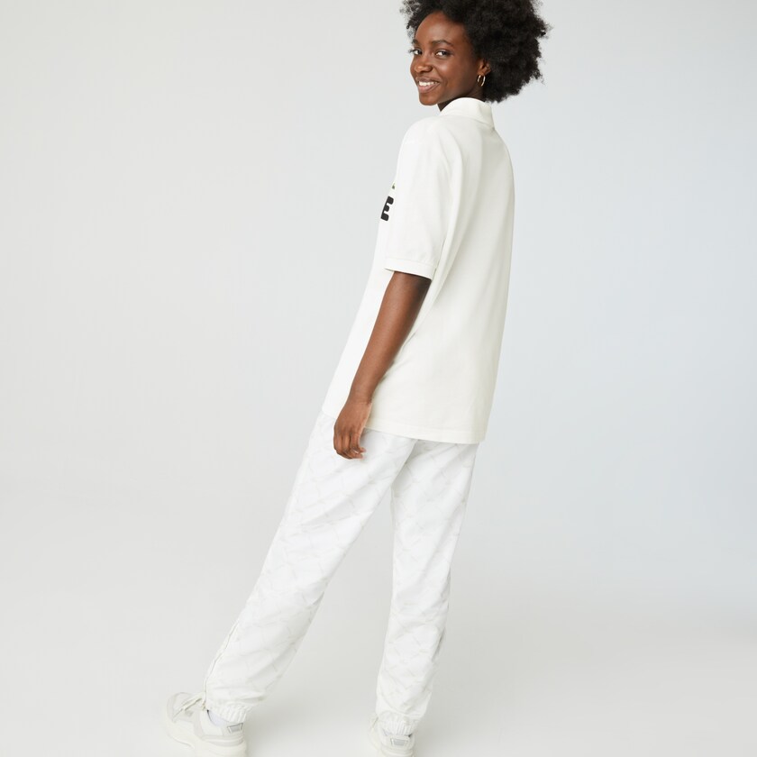 Camisas Lacoste Masculino Branco Pretas LIVE Loose Fit Branded Cotton Piqué Polo HE3-31053V1