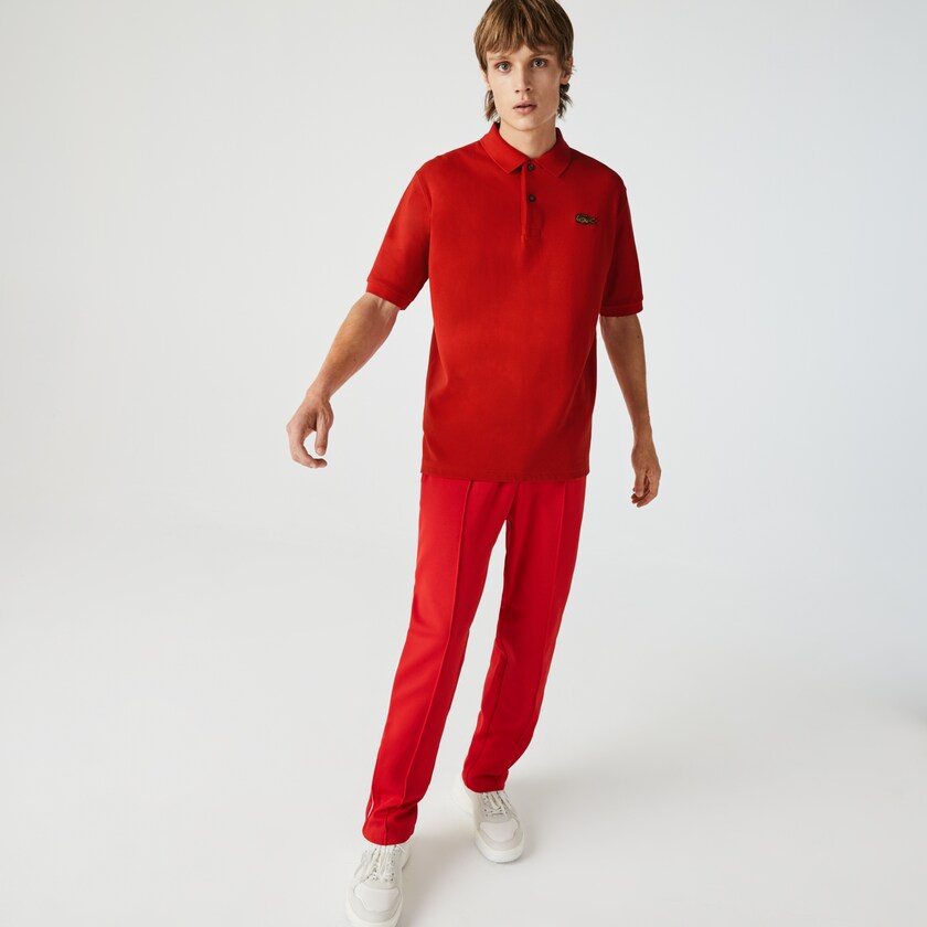 Camisas Lacoste Masculino Vermelhas LIVE Loose Fit Cotton Piqué Polo KN2-96019P2