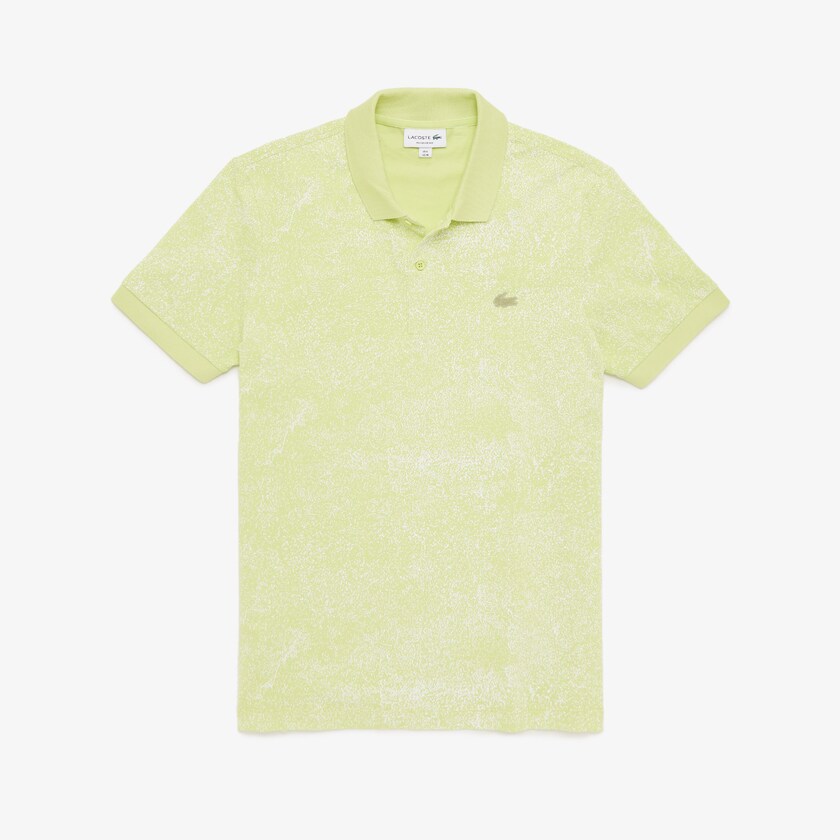 Camisas Lacoste Masculino Amarelas Motion Premium Piqué Polo JP4-68826U9