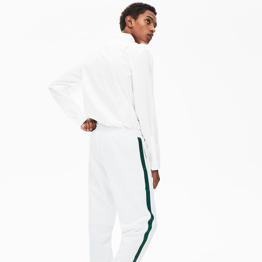 Camisas Lacoste Masculino Branco Regular Fit Badge Logo UR4-50895Y9