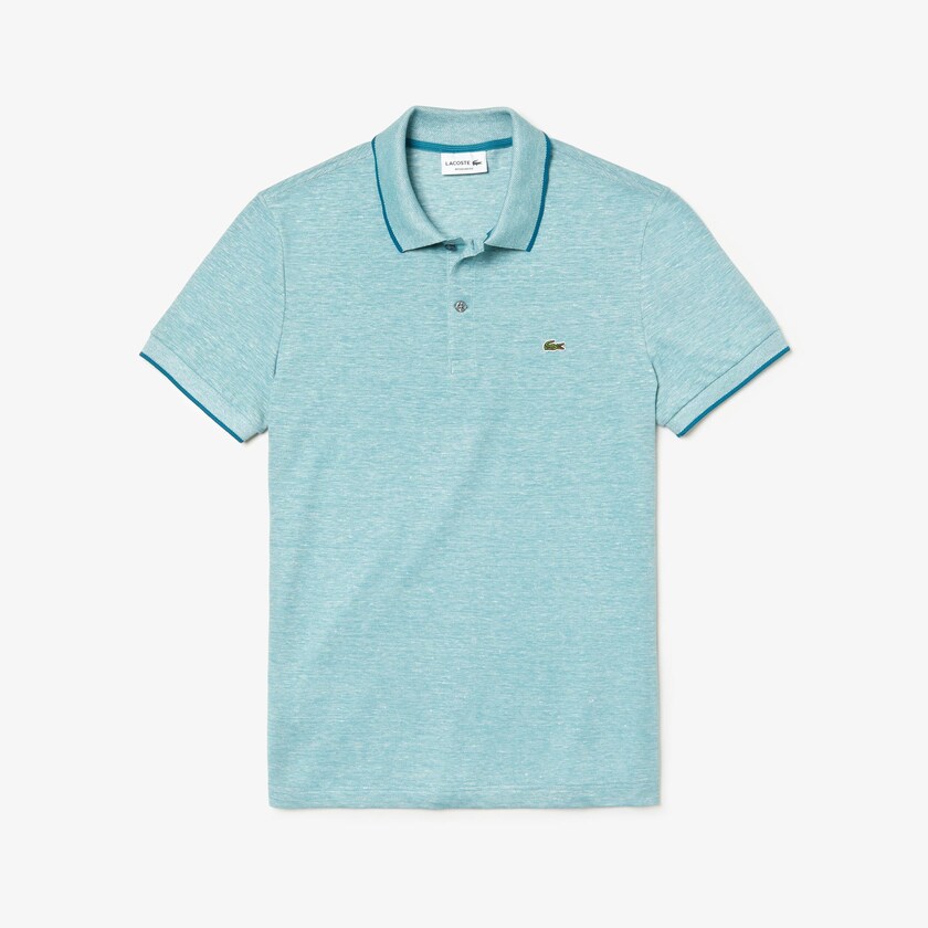 Camisas Lacoste Masculino Azuis Regular Fit Piqué Polo EP6-48824S1