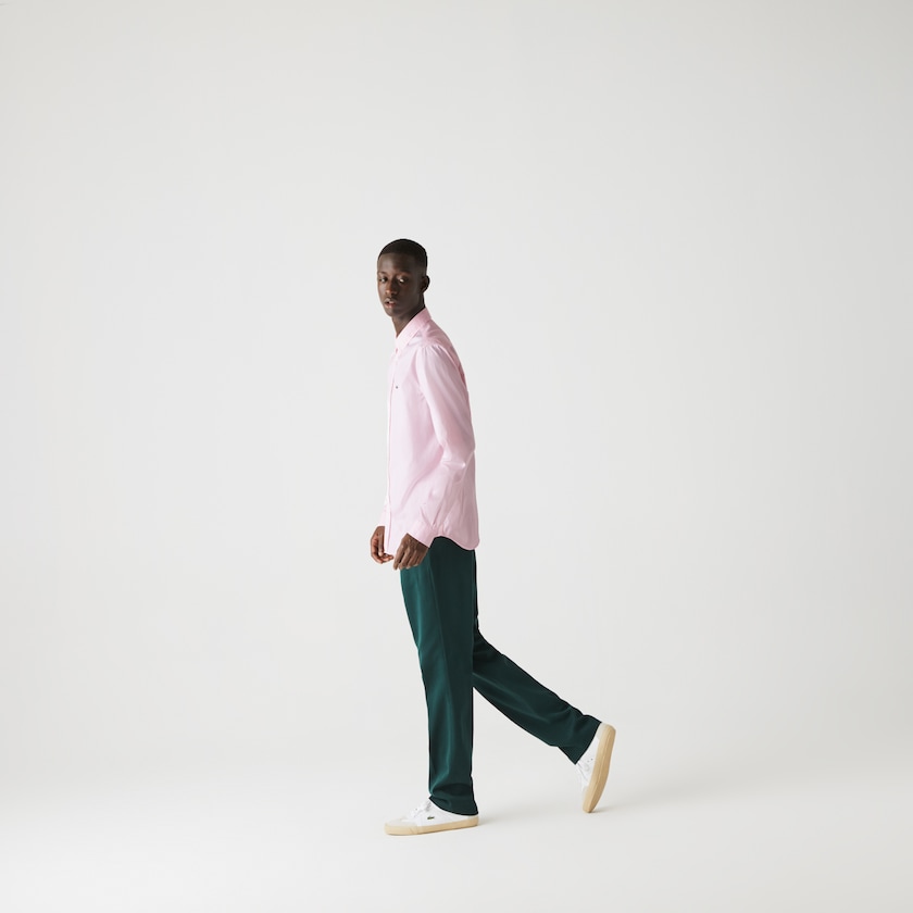 Camisas Lacoste Masculino Luz Rosa Regular Fit Premium Cotton RN7-21602Q9