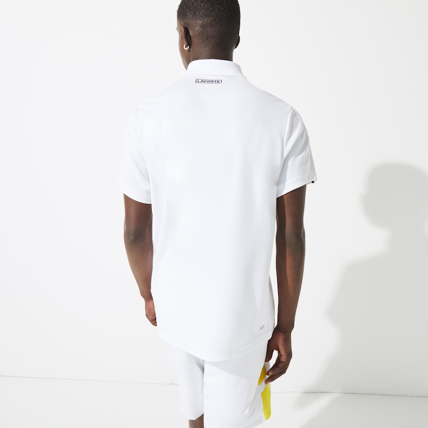 Camisas Lacoste Masculino Branco Amarelas Azul Marinho Azuis SPORT Breathable Piqué Tennis Polo NT9-30993N9