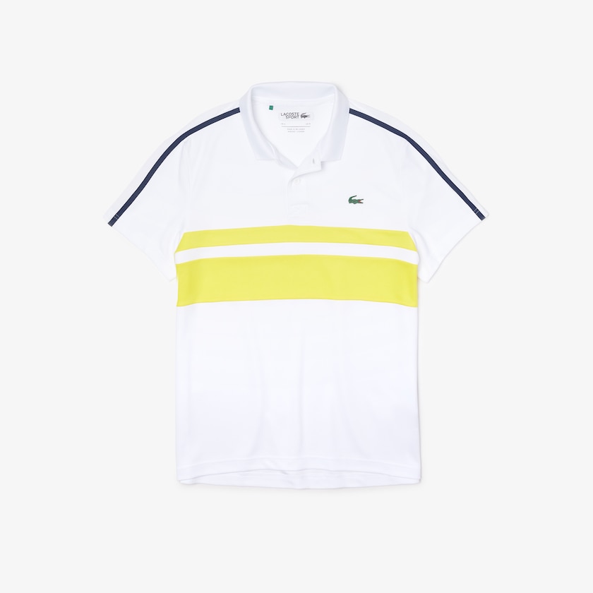 Camisas Lacoste Masculino Branco Amarelas Azul Marinho Azuis SPORT Breathable Piqué Tennis Polo NT9-30993N9