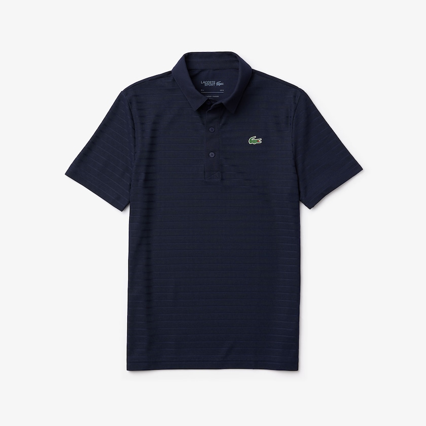 Camisas Lacoste Masculino Azul Marinho Azuis SPORT Textured Breathable Golf Polo CL6-96519M9