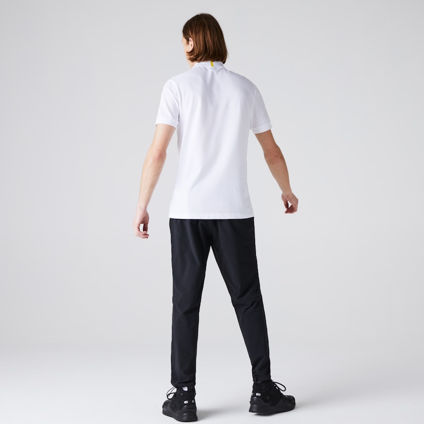 Camisas Lacoste Masculino Branco x National Geographic Regular Fit Organic Cotton Polo CO9-84018M7