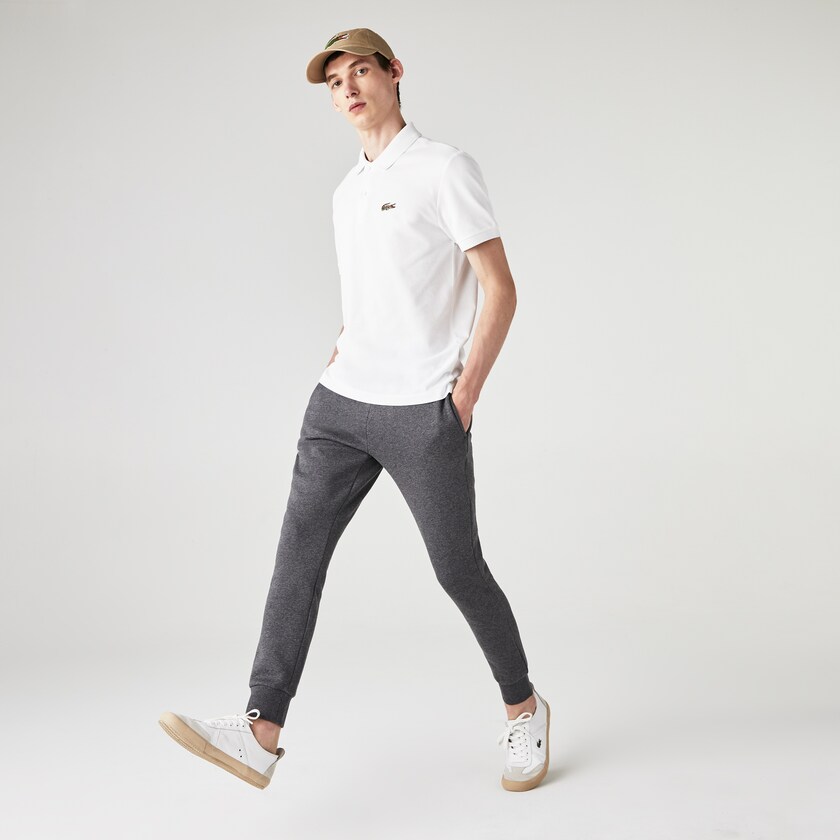 Camisas Lacoste Masculino Branco x National Geographic Regular Fit Organic Cotton Polo YM5-08870U1