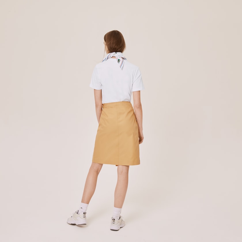 Camiseta Lacoste Feminino Branco Vermelhas x Jean-Michel Tixier Graphic HN7-25912Z8