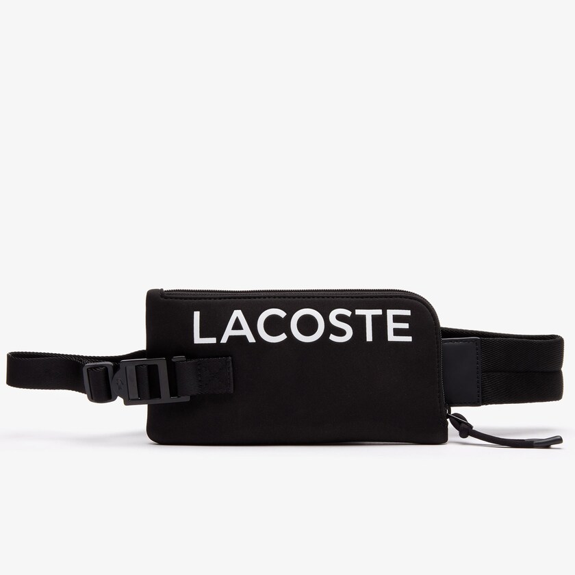 Carteiras Lacoste Masculino Pretas Anti-Radiation Flat Crossbody Smartphone SC6-53255N6