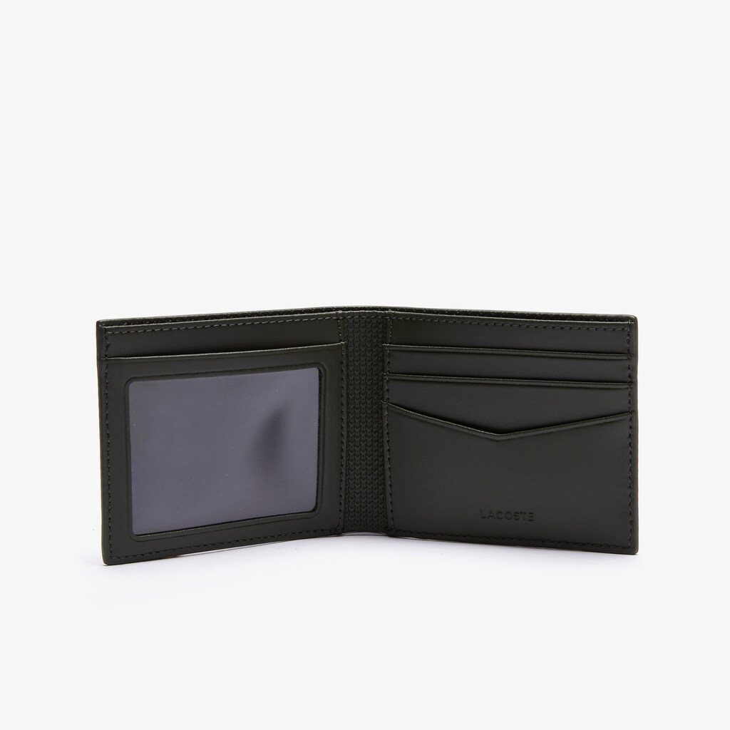 Carteiras Lacoste Masculino Verde Oliva Chantaco Small Graphic Piqué Leather RT5-37493U6