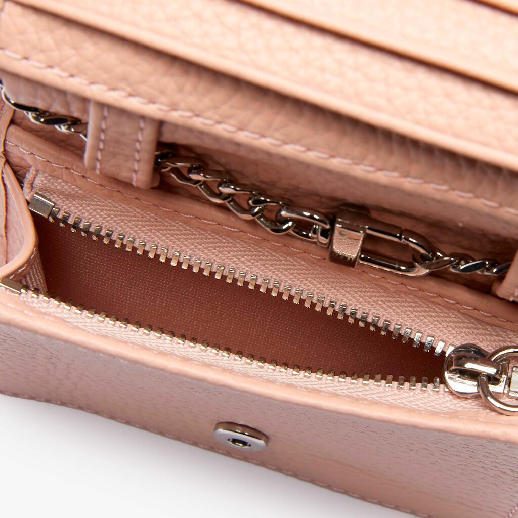 Carteiras Lacoste Feminino Rosa Croco Crew Grained Leather Phone YU8-28232G0