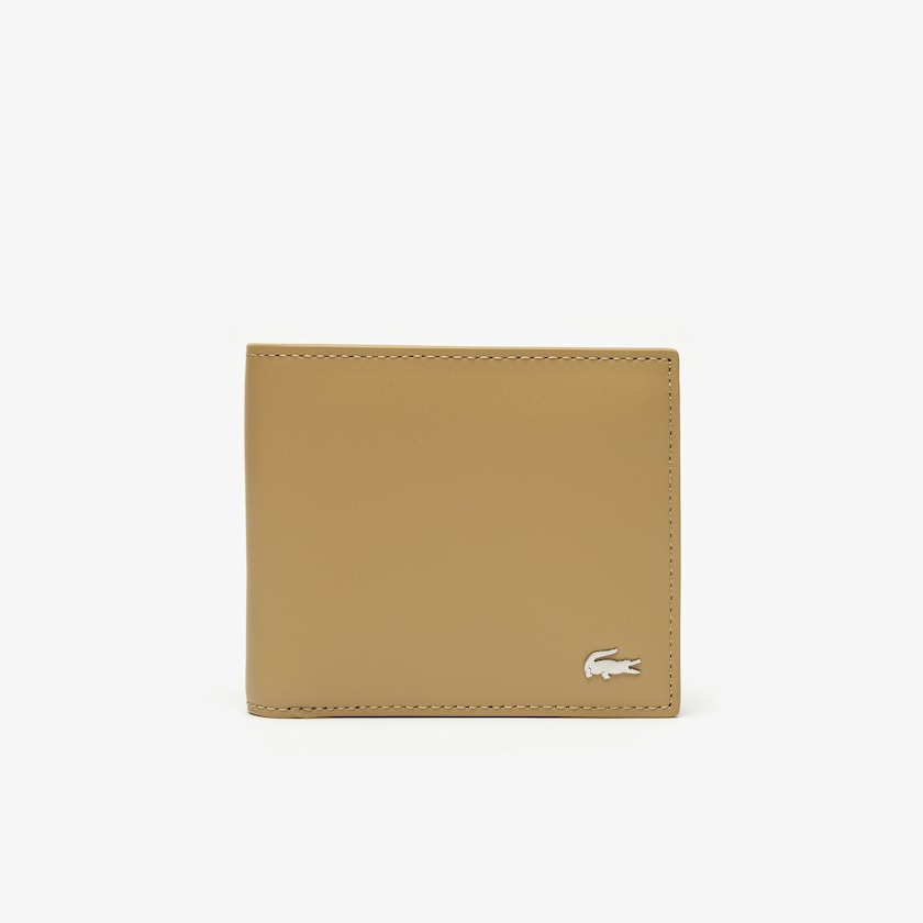 Carteiras Lacoste Masculino Caqui Fitzgerald Colorblock Leather 3 Card BT8-40454L5