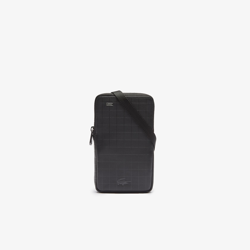 Carteiras Lacoste Masculino Pretas Infini-T Integrated Inductive Charger Smartphone GO8-54085A2