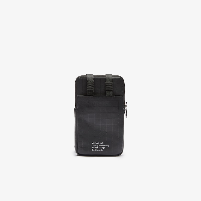 Carteiras Lacoste Masculino Pretas Infini-T Integrated Inductive Charger Smartphone GO8-54085A2