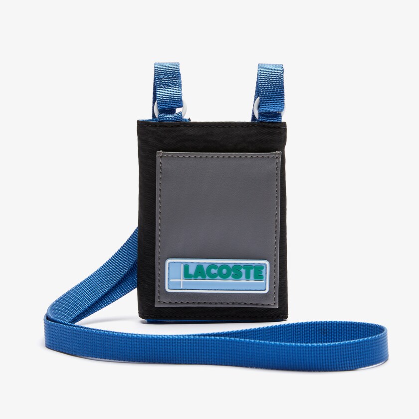 Carteiras Lacoste Masculino Cinzentas Azuis LCST Colorblocked Mini Necklace AY3-40064J7