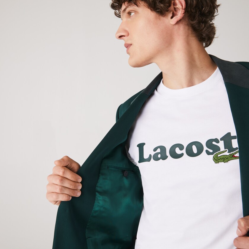 Casacos Lacoste Masculino Verdes LIVE Cotton Cloth Suit CA6-82758E8