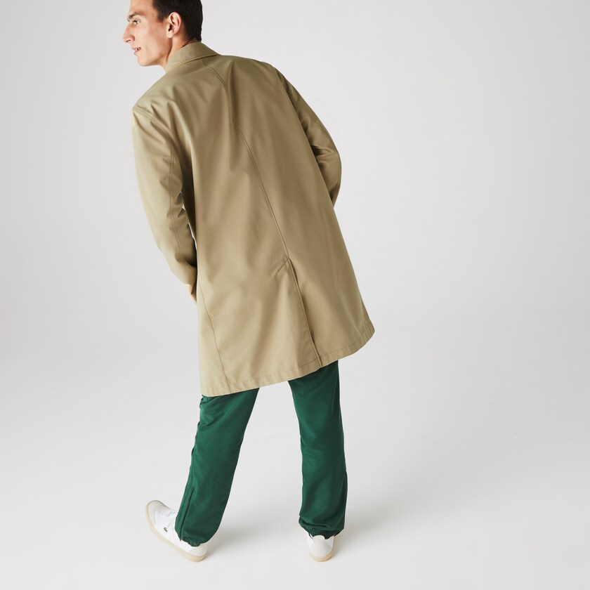 Casacos Lacoste Masculino Bege Amarelas Lightweight Water-Resistant Reversible Twill PX0-06710K4