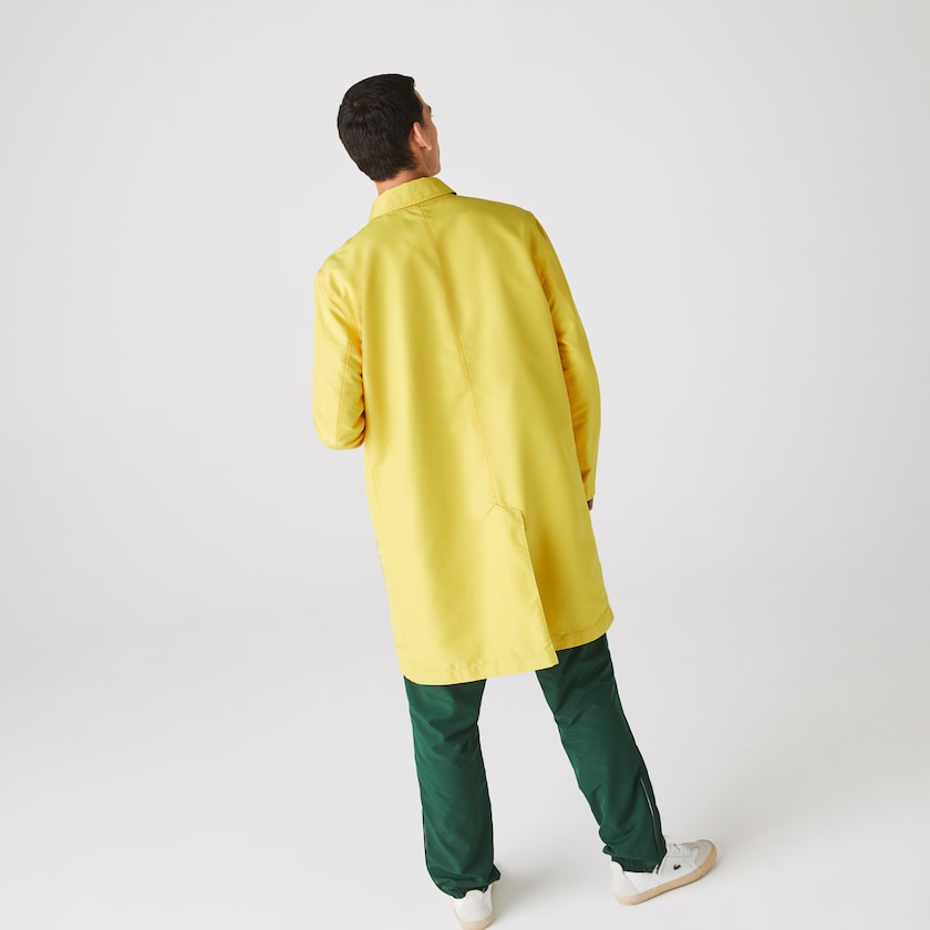 Casacos Lacoste Masculino Bege Amarelas Lightweight Water-Resistant Reversible Twill PX0-06710K4