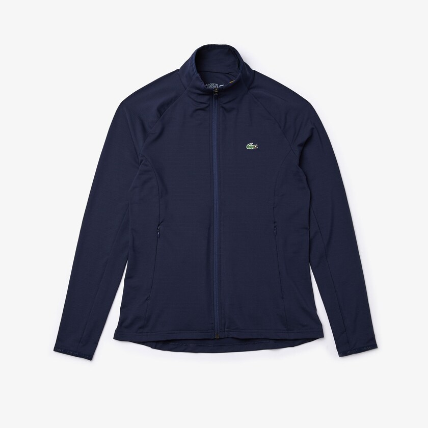 Casacos Lacoste Masculino Azul Marinho Azuis SPORT Breathable Ergonomic Zip Golf TJ3-15881Q8