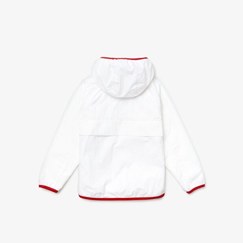 Casacos Lacoste Criança Branco Vermelhas SPORT Lightweight KJ6-36823Y2