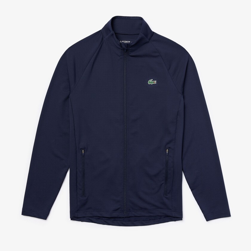 Casacos Lacoste Masculino Azul Marinho Azuis SPORT Stretch Ergonomic Zippered Golf EG3-03250N5