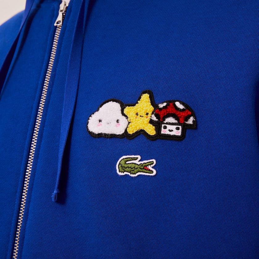 Casacos Lacoste Feminino Azuis x FriendsWithYou Design Zippered LE7-86658S0