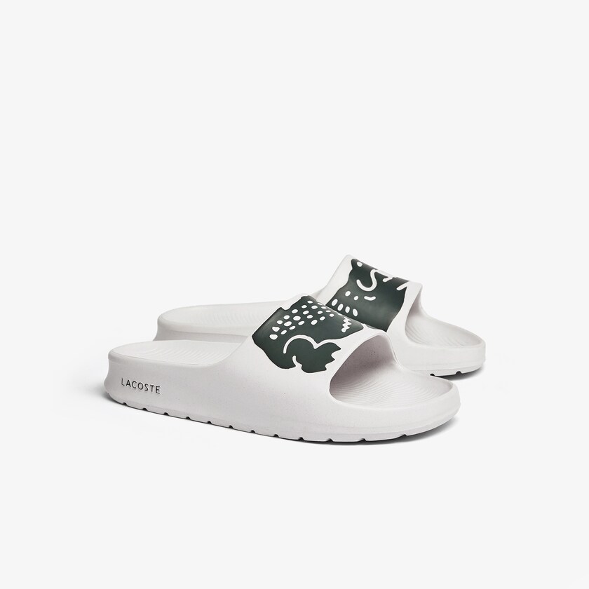 Chinelos Lacoste Feminino Branco Croco 2.0 Synthetic Print VI5-31483A9