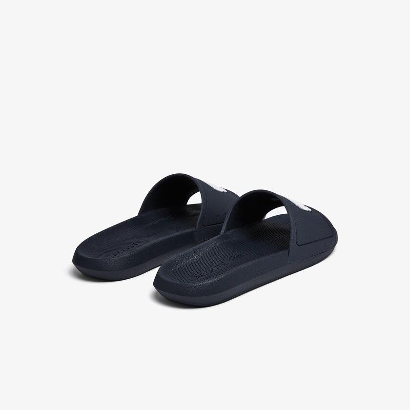 Chinelos Lacoste Masculino Azul Marinho Branco Croco Synthetic JJ4-66206G3