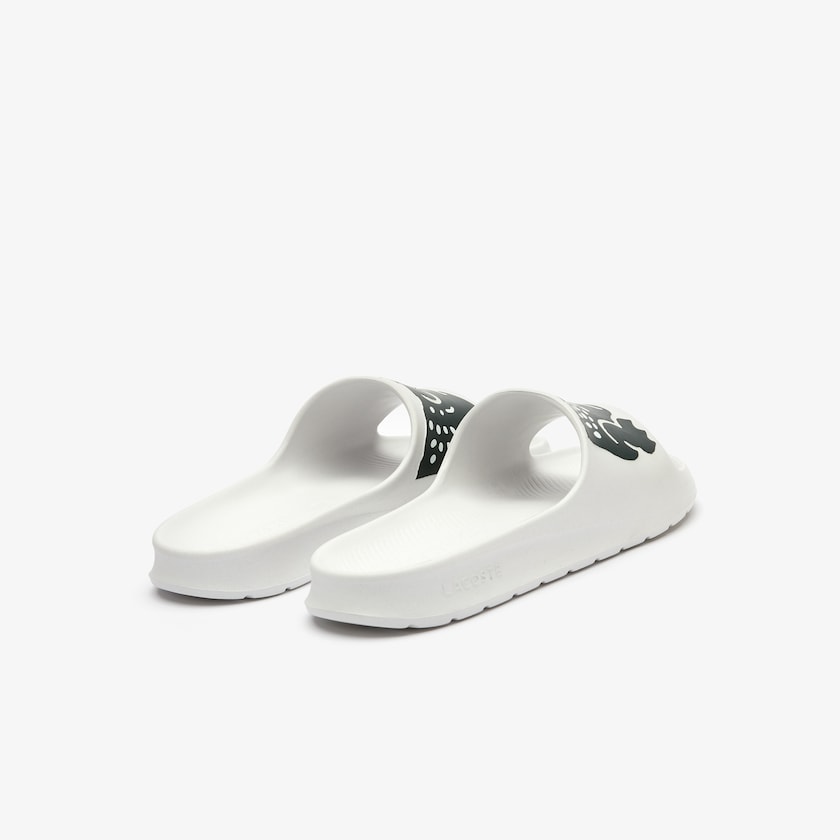 Chinelos Lacoste Masculino Branco Verdes x Ricky Regal Synthetic Crocodile LK6-01150V5