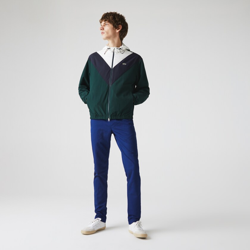 Calças Chino Lacoste Masculino Azul Marinho Azuis Cotton-Linen DC4-91919V6