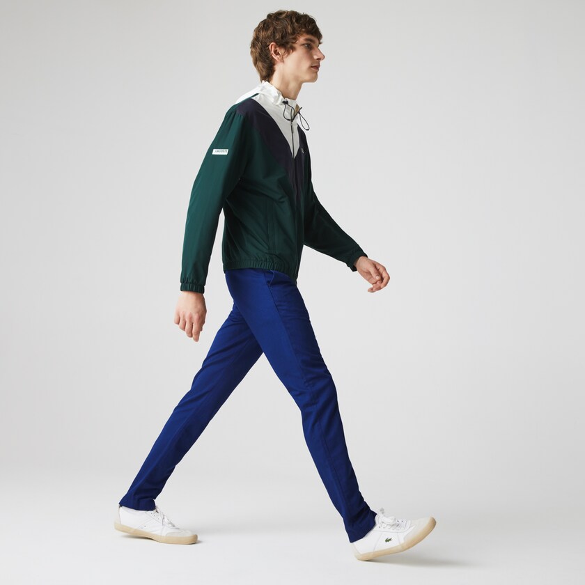Calças Chino Lacoste Masculino Azul Marinho Azuis Cotton-Linen DC4-91919V6