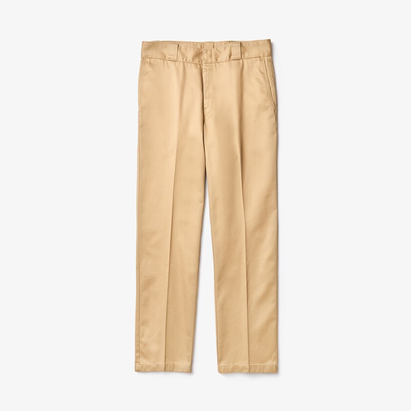 Calças Chino Lacoste Masculino Bege LIVE Pleated Cotton MO2-04590M9