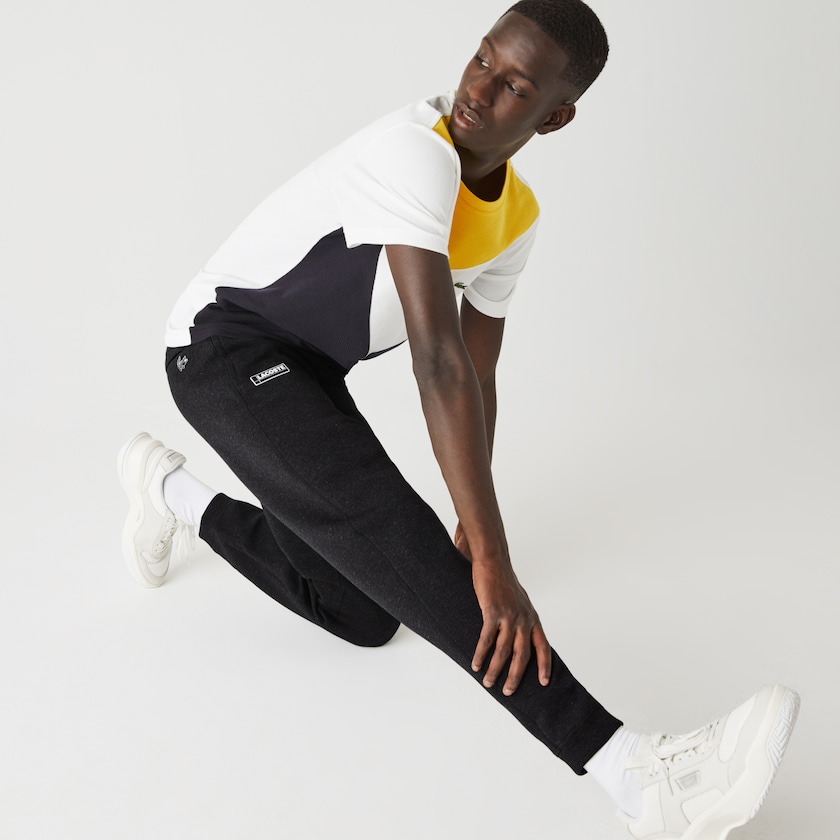 Fatos De Treino Lacoste Masculino Cinzentas Jogging Pants With Badge NY0-14201L2